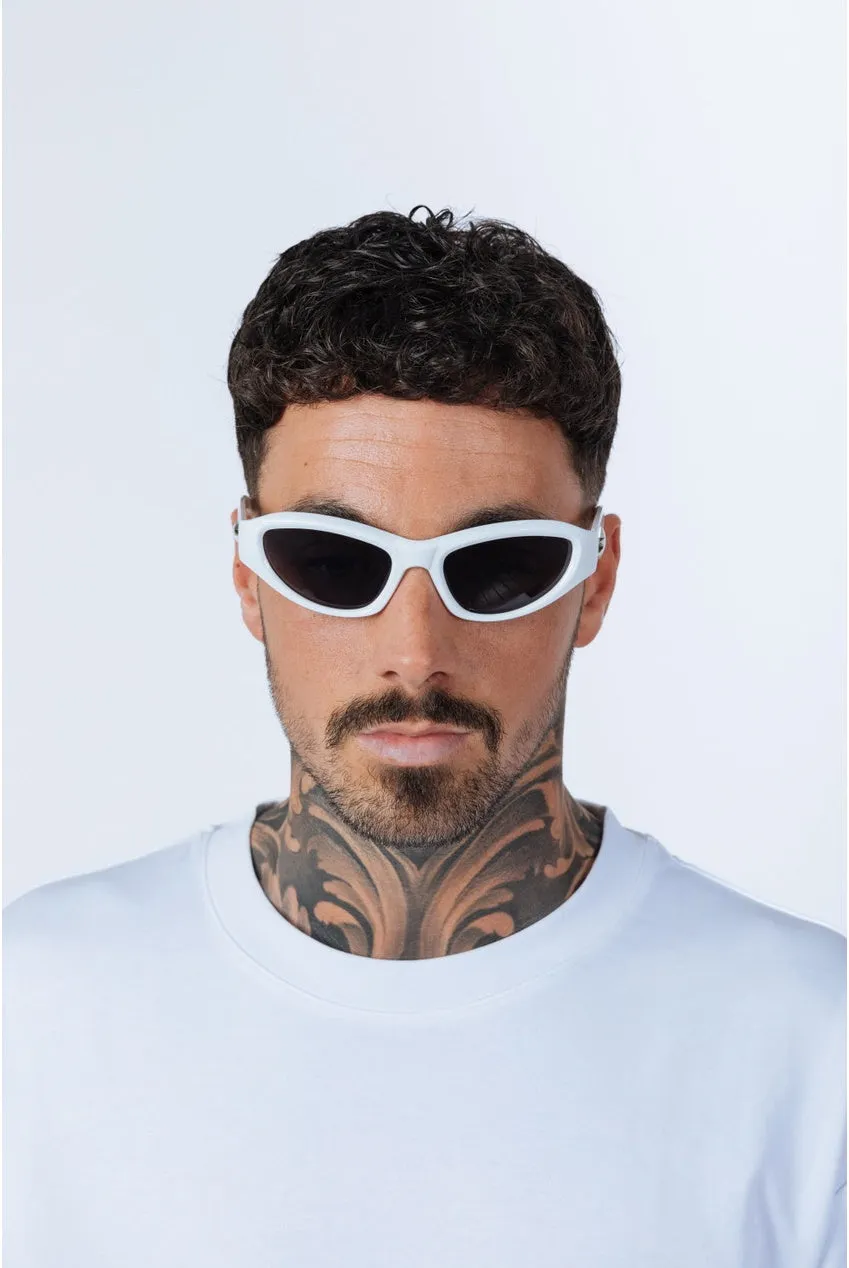 SVNX Star Racer SG2502607 occhiali da sole bianco nero