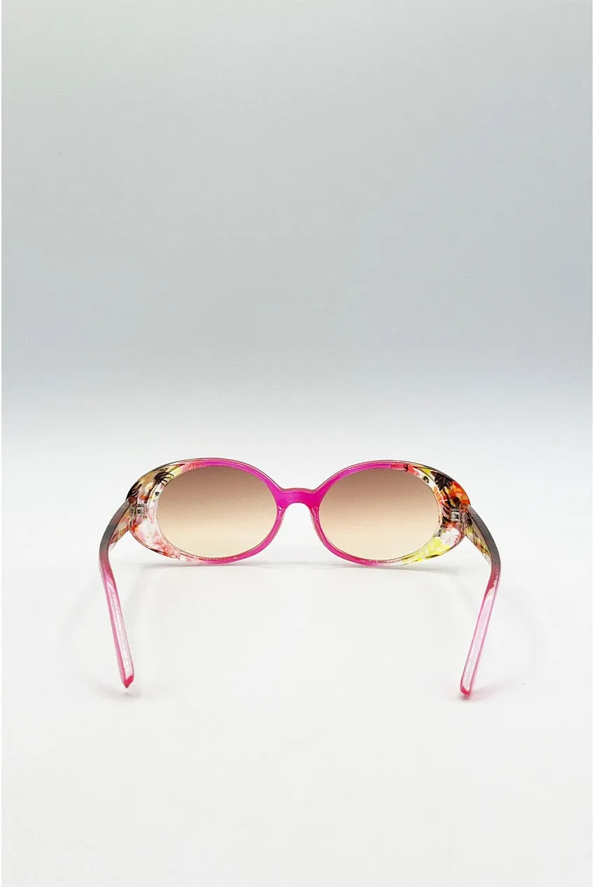 SVNX SG2503509 occhiali da sole ovali rosa categoria 3