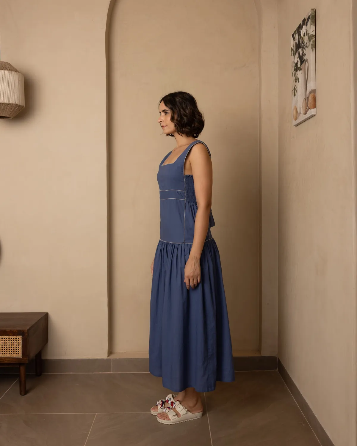 Our Dve Nautica Serene vestito blu cotone