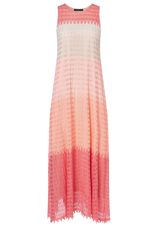 Ana Alcazar Ritoa abito midi maglia rosa
