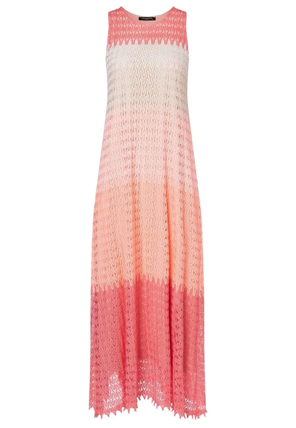 Ana Alcazar Ritoa abito midi maglia rosa