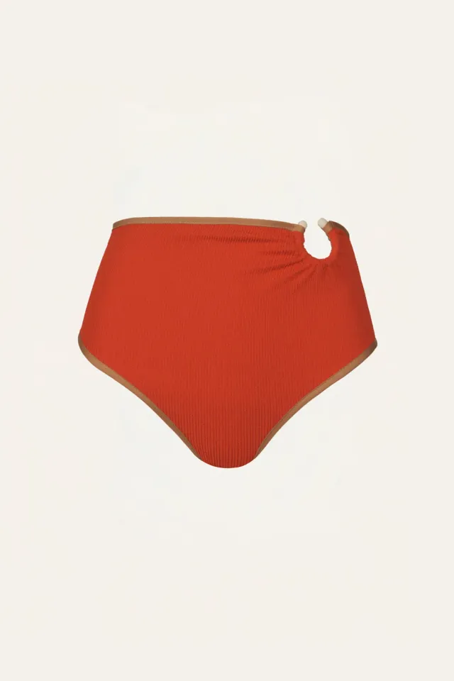 Johanna Ortiz Susurro Del Agua slip bikini rosso lycra