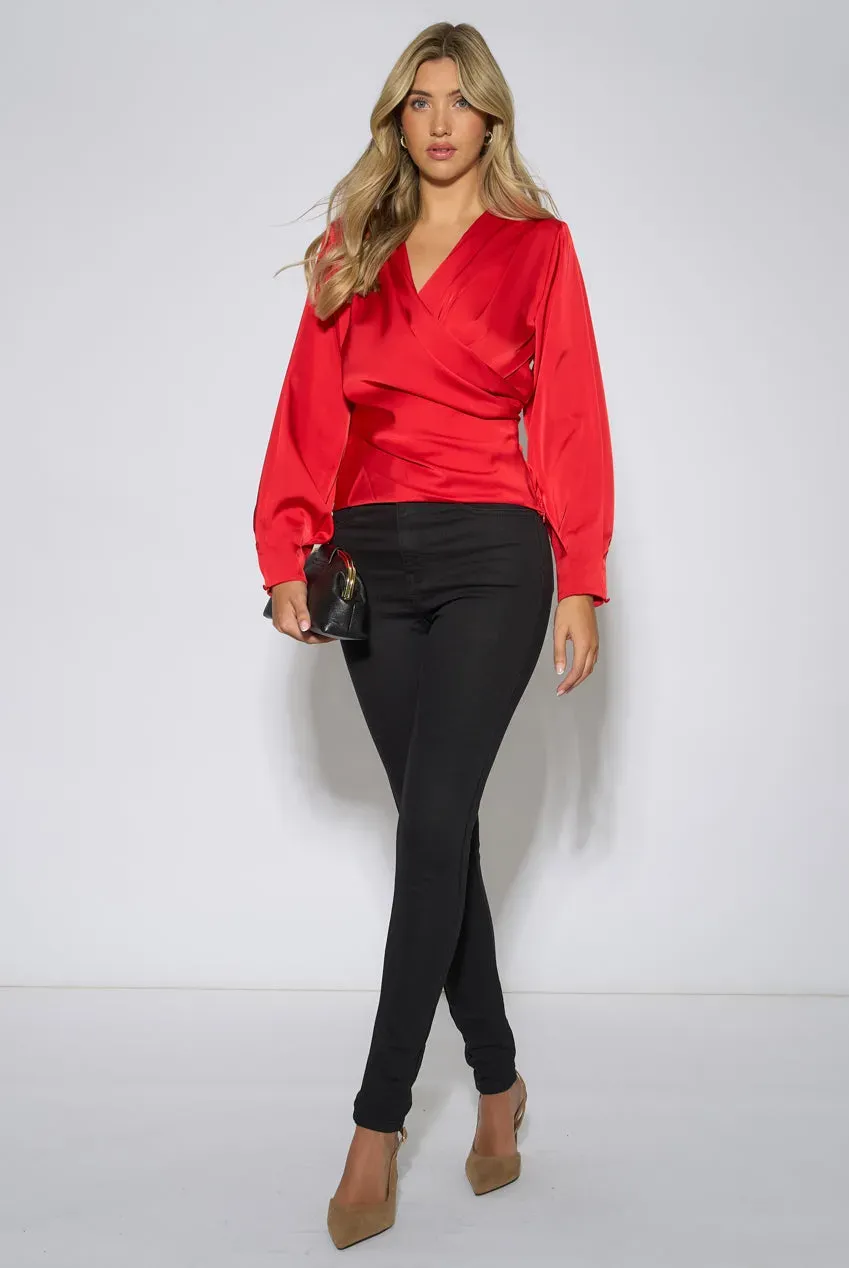 Gini London Stretch Slim jeggings nero elasticizzato