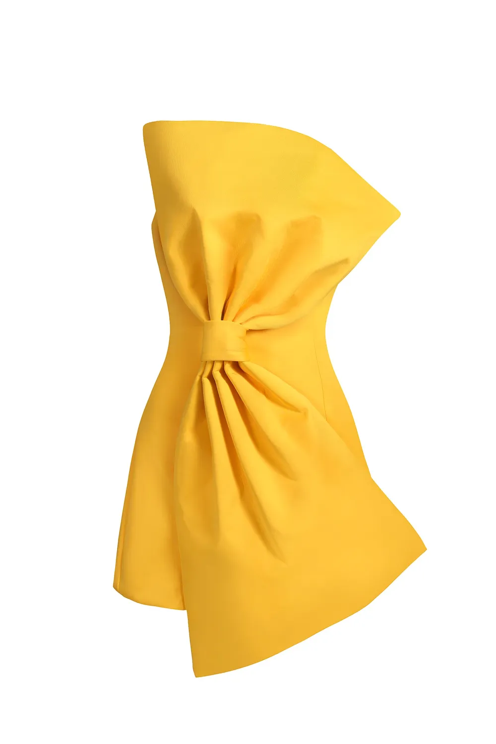 Bella Barnett Majrela Bowknot abito mini giallo fiocco