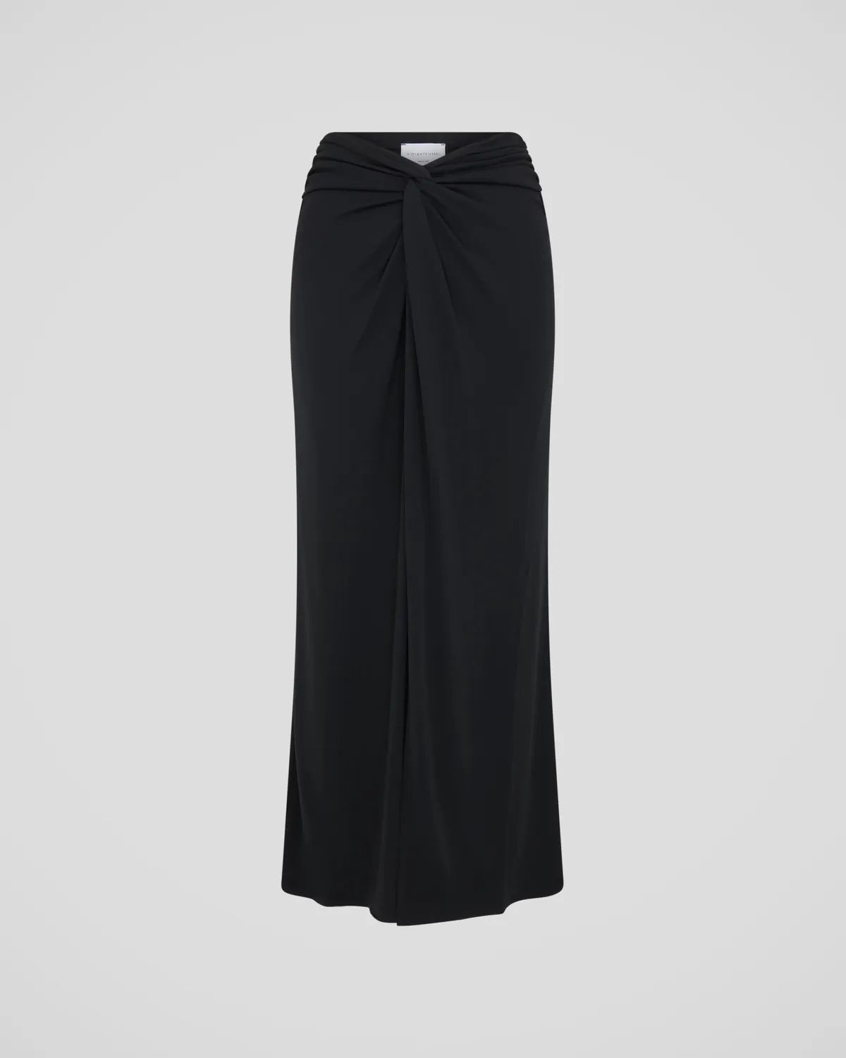 Violante Nessi Rebecca Gonna nera in jersey crepe