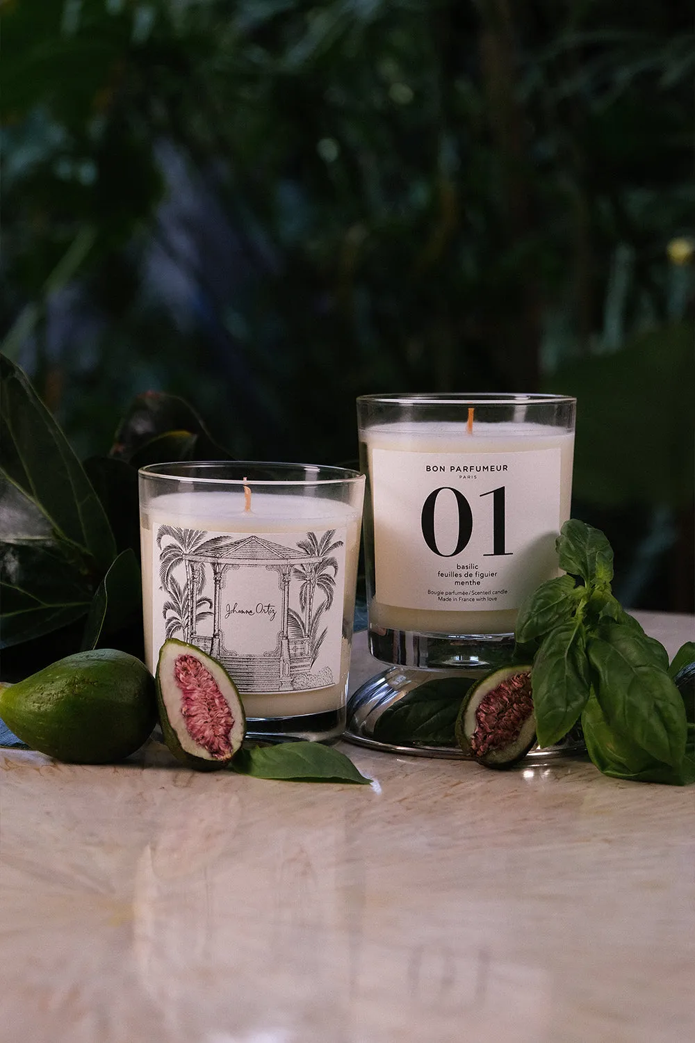 Johanna Ortiz Bon Parfumeur 01 candela profumata fico