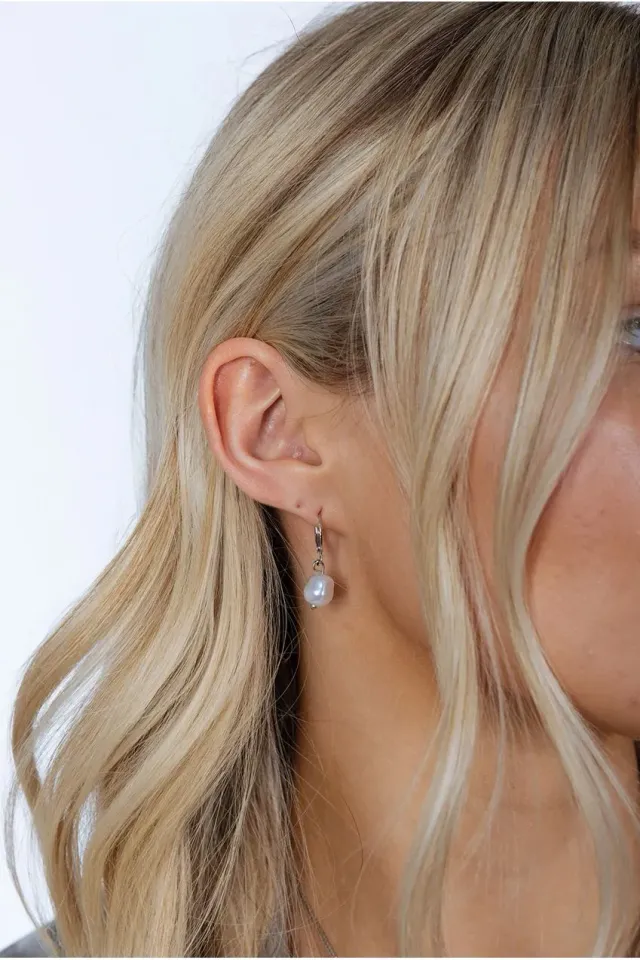 SVNX Baroque Pearl orecchini argento perla barocca
