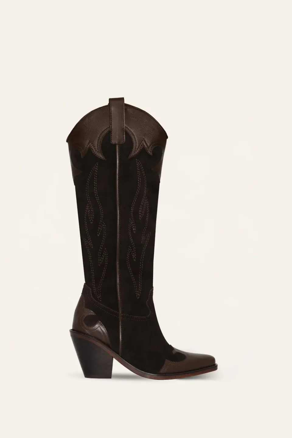 Johanna Ortiz Western Legacy stivali pelle marrone