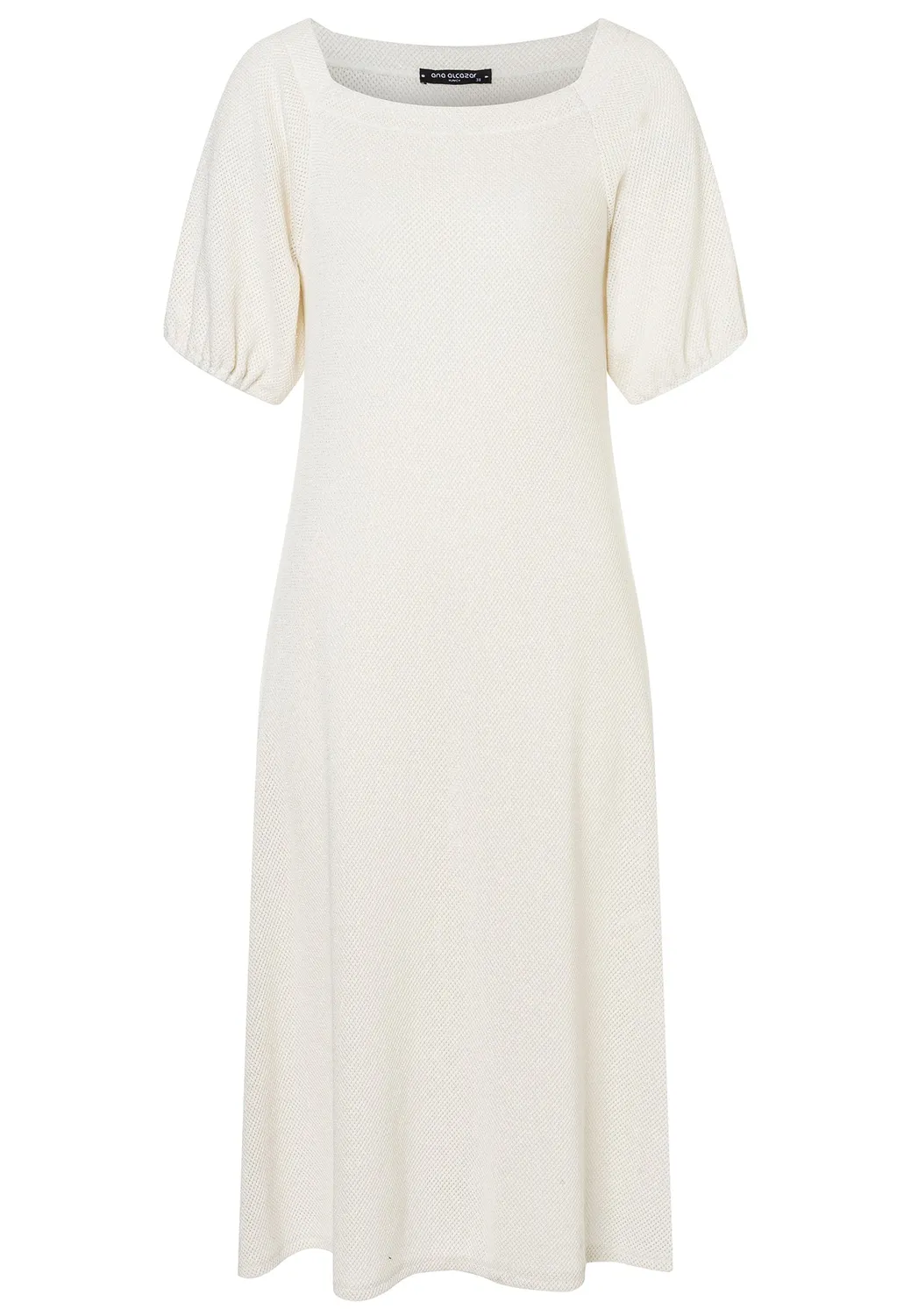 Ana Alcazar Danya midi abito maglia crema