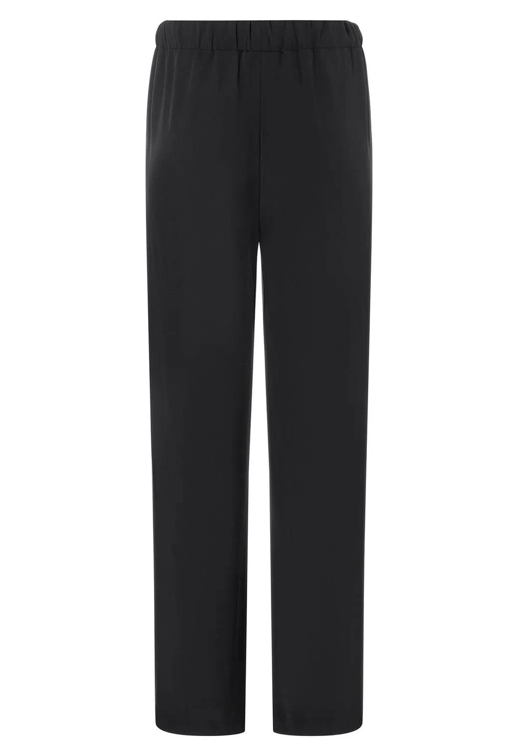 Ana Alcazar Ramera pantaloni neri viscosa leggera