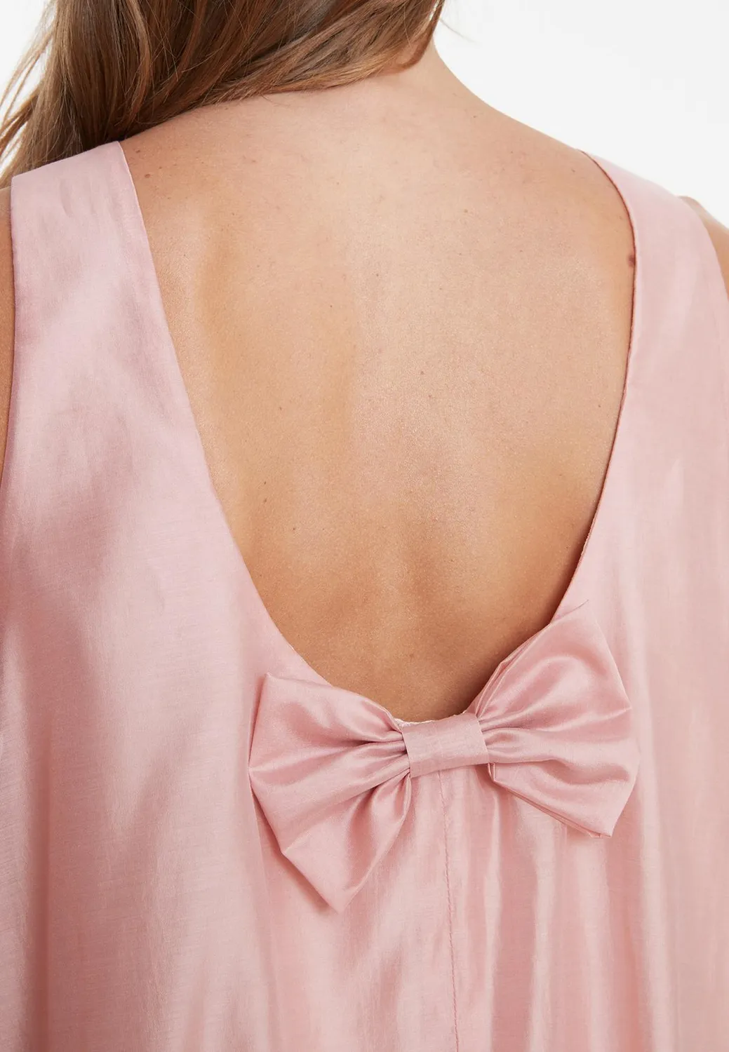 Ana Alcazar Wakesa abito palloncino rosa lyocell