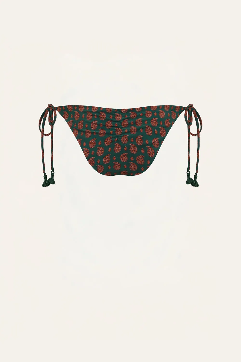 Johanna Ortiz Sagrado slip bikini lacci verde nude