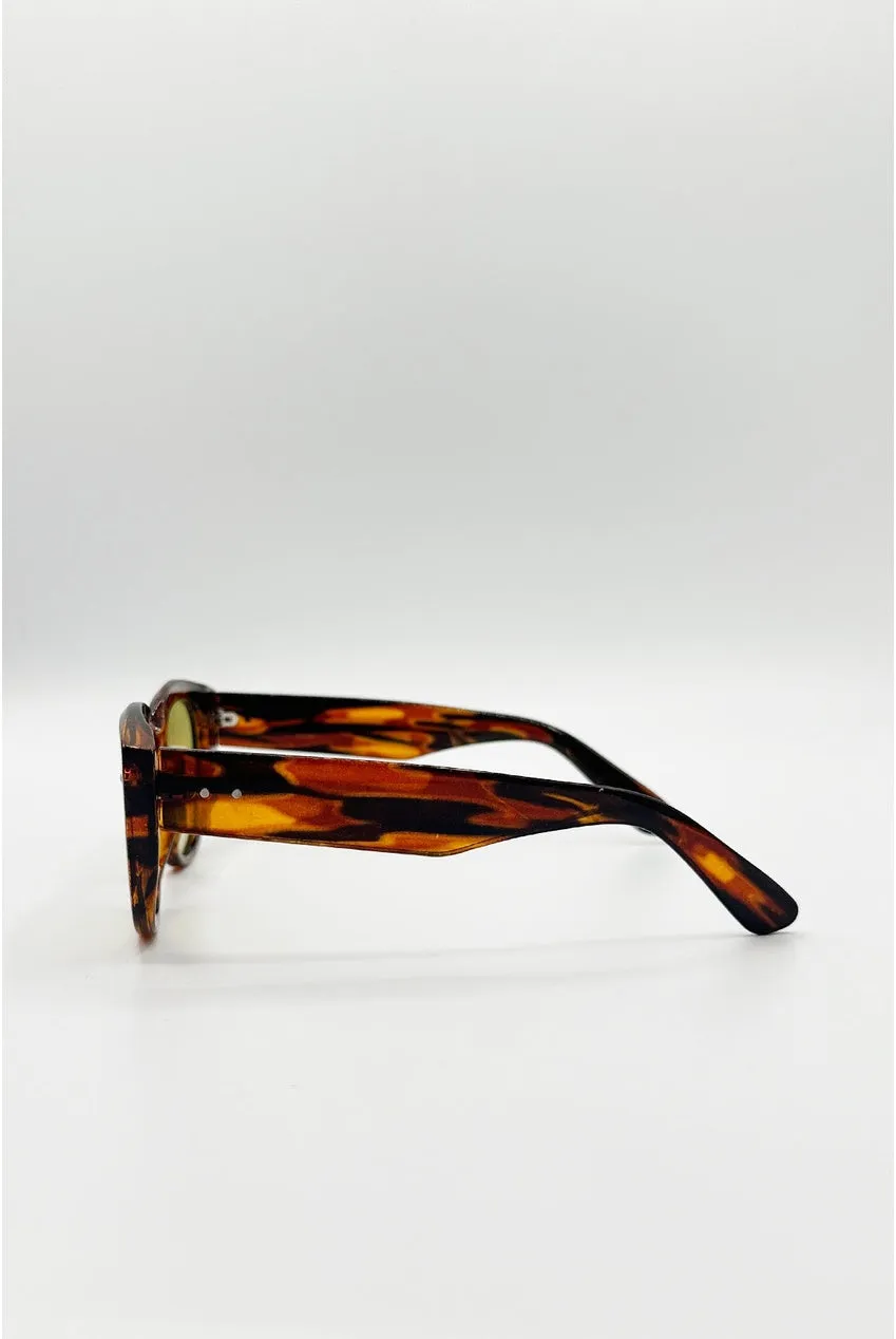 Goddiva SVNX occhiali da sole marroni cat eye