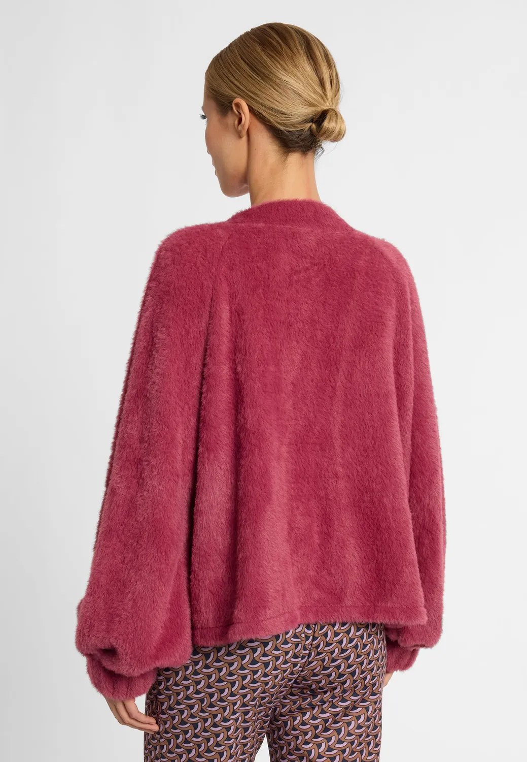Ana Alcazar Enayris giacca pelliccia bordeaux