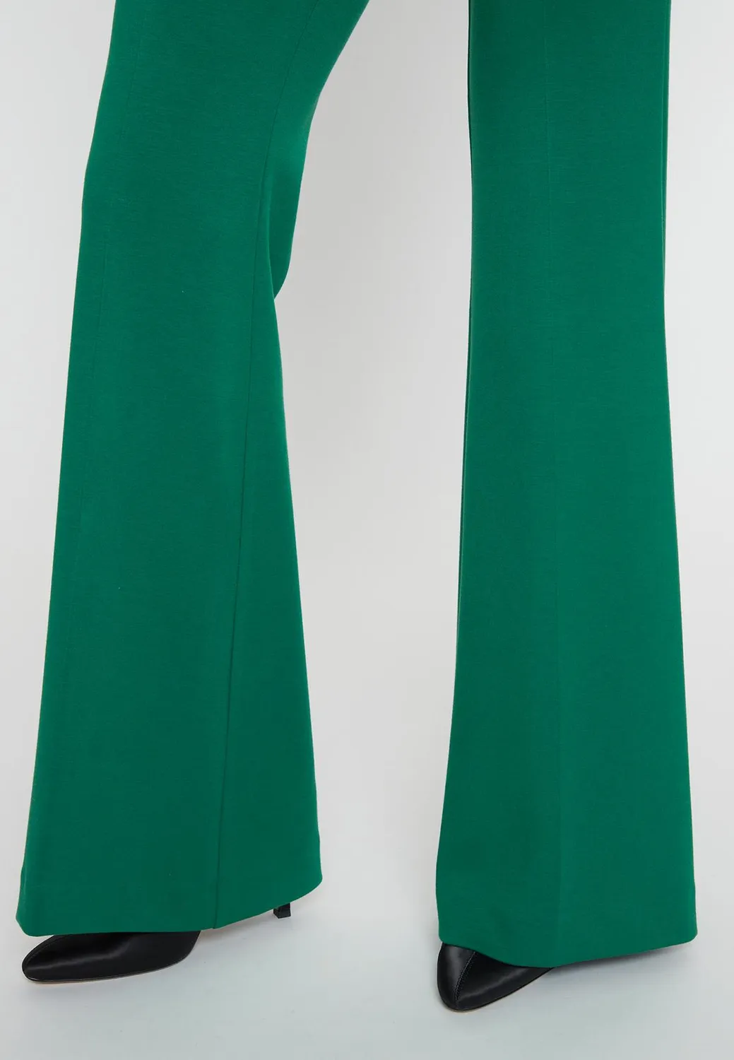 Ana Alcazar Memona pantaloni zampa verdi
