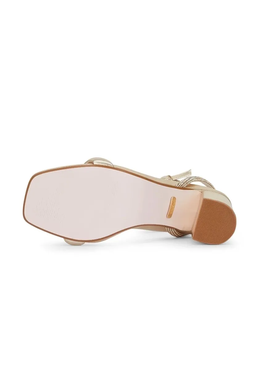 Malow London Sabrina sandali oro tacco 8,5 cm