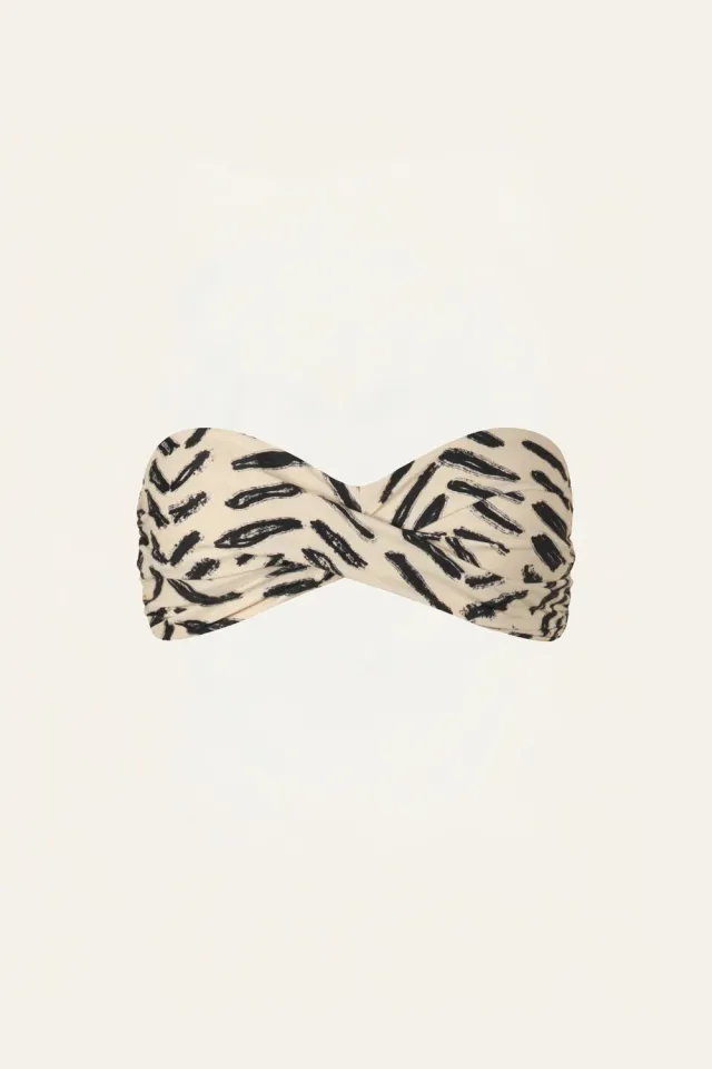 Johanna Ortiz Sea Sprite top bikini fascia ecru XS-XL