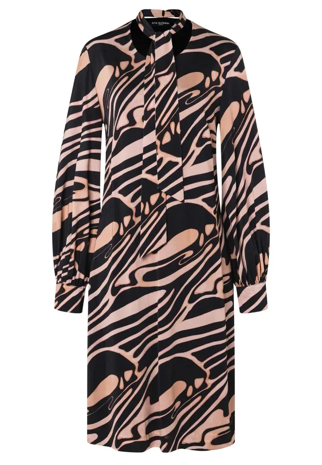 Ana Alcazar Hidana abito camicia fantasia linea A