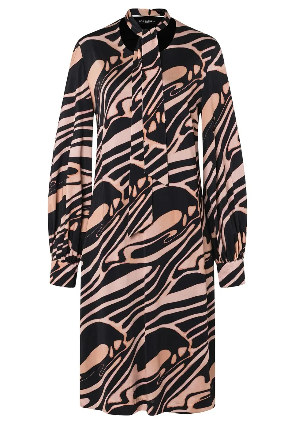 Ana Alcazar Hidana abito camicia fantasia linea A