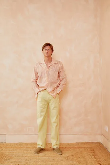 Dahlia Cecil pantaloni unisex cotone khadi dritti