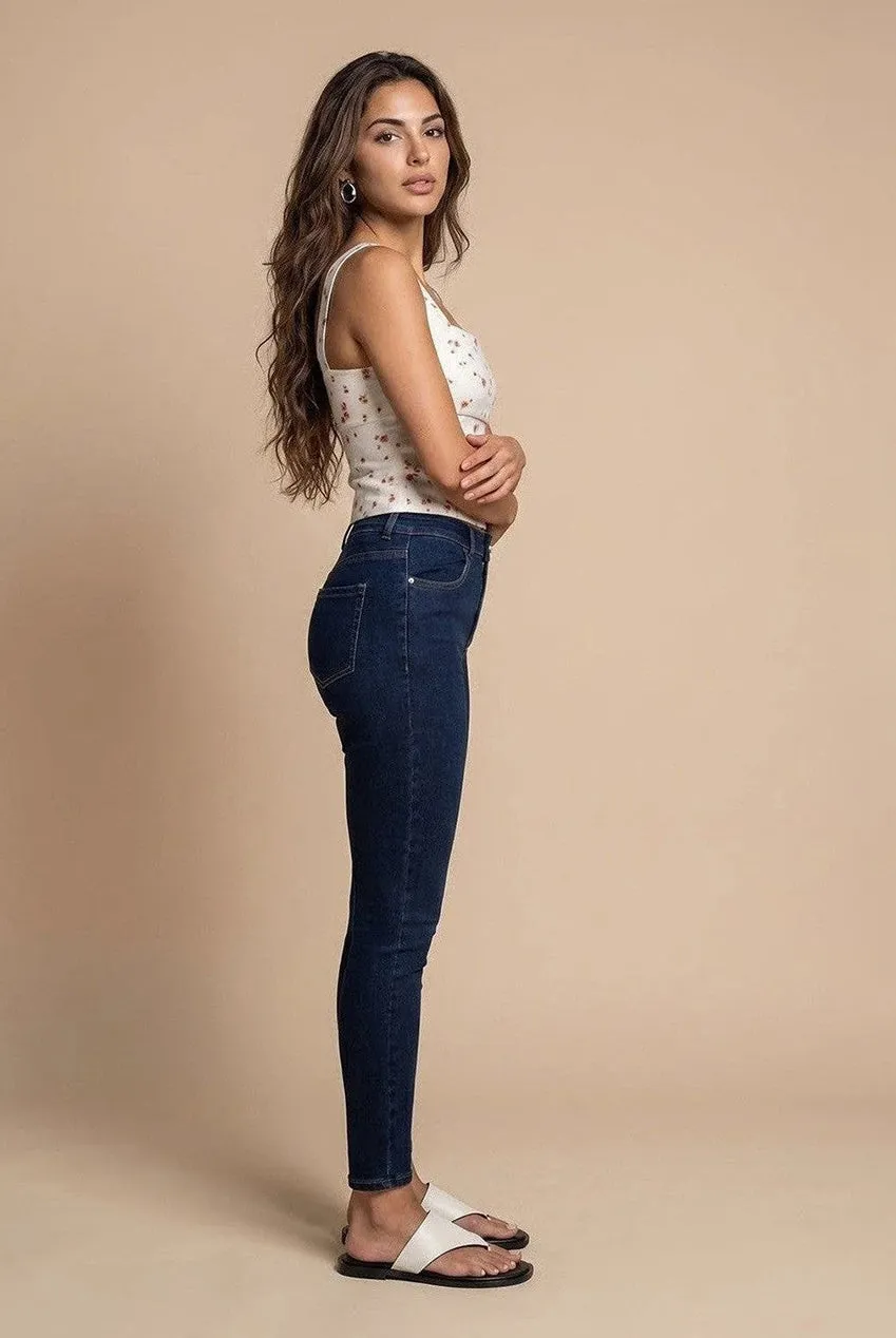 Urban Bliss Skinny jeans indaco elasticizzati
