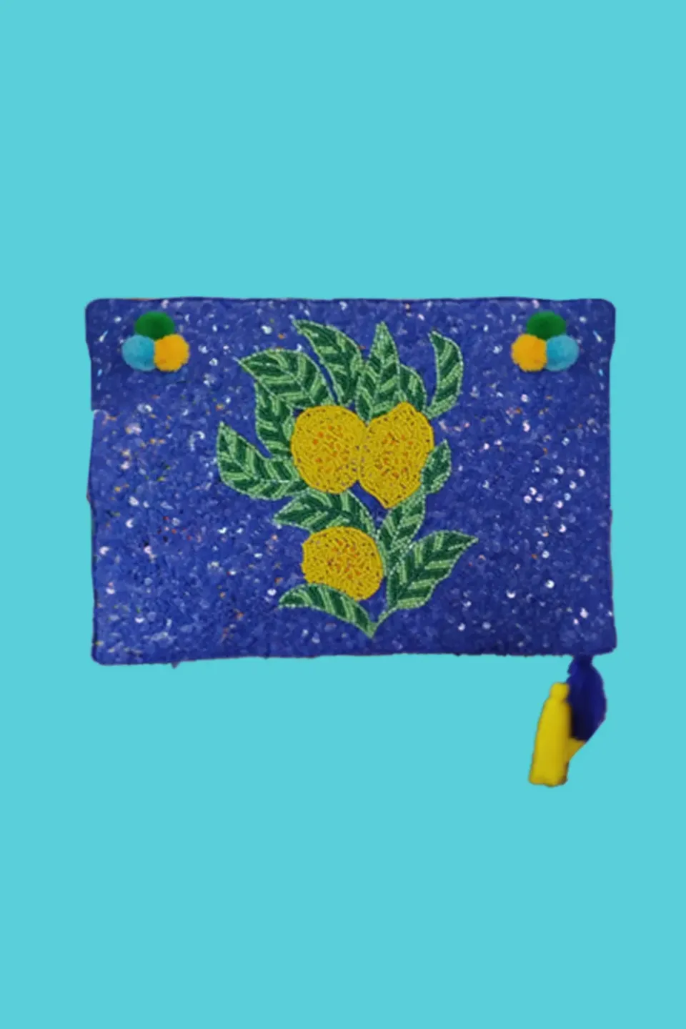 Antica Sartoria Everywhere DV1701 borsa clutch blu cotone