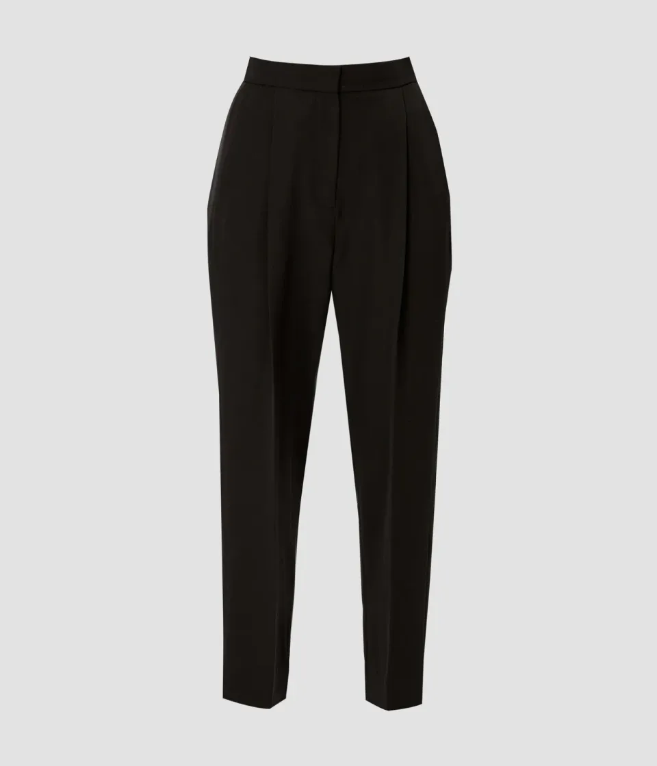 Erdem Grain De Poudre Tailored pantalone nero