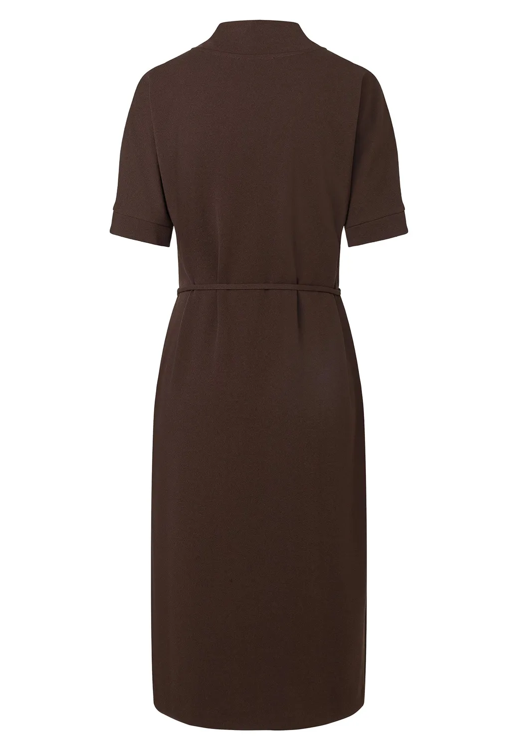 Ana Alcazar Enlyroea abito midi color espresso