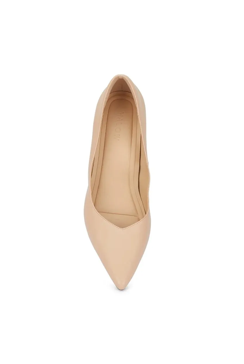 Malow London Olivia Decollete Nere Scamosciate Tacco 8,5cm