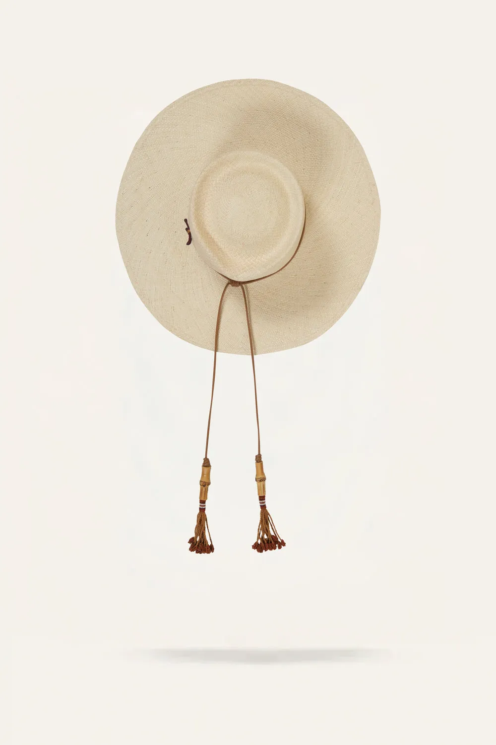 Johanna Ortiz Song Gaucho cappello paglia ecru