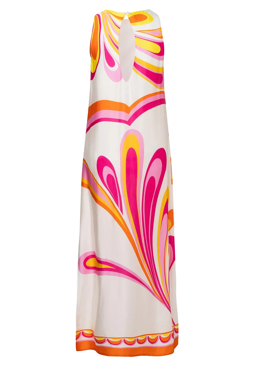 Ana Alcazar Rebea abito lungo fiori spacco viscose