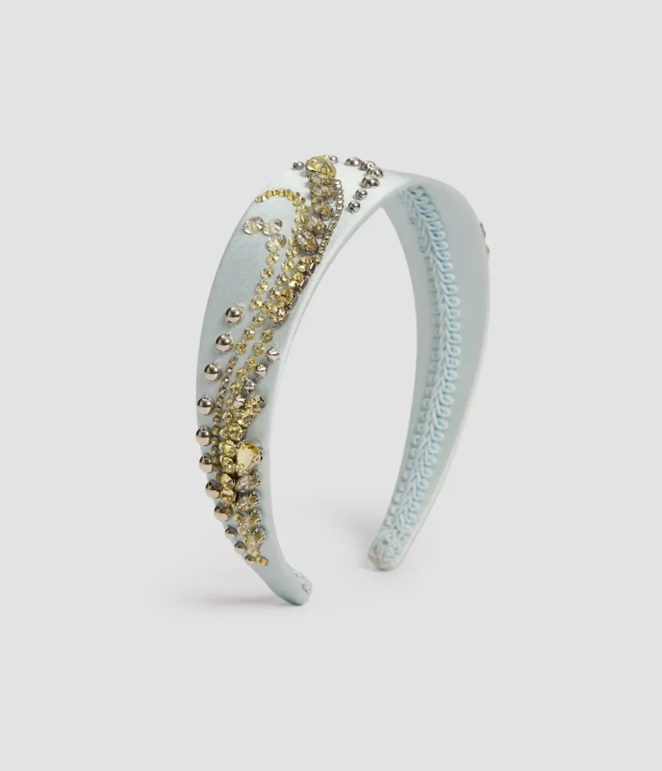 Erdem Embroidered Headband cerchietto elegante