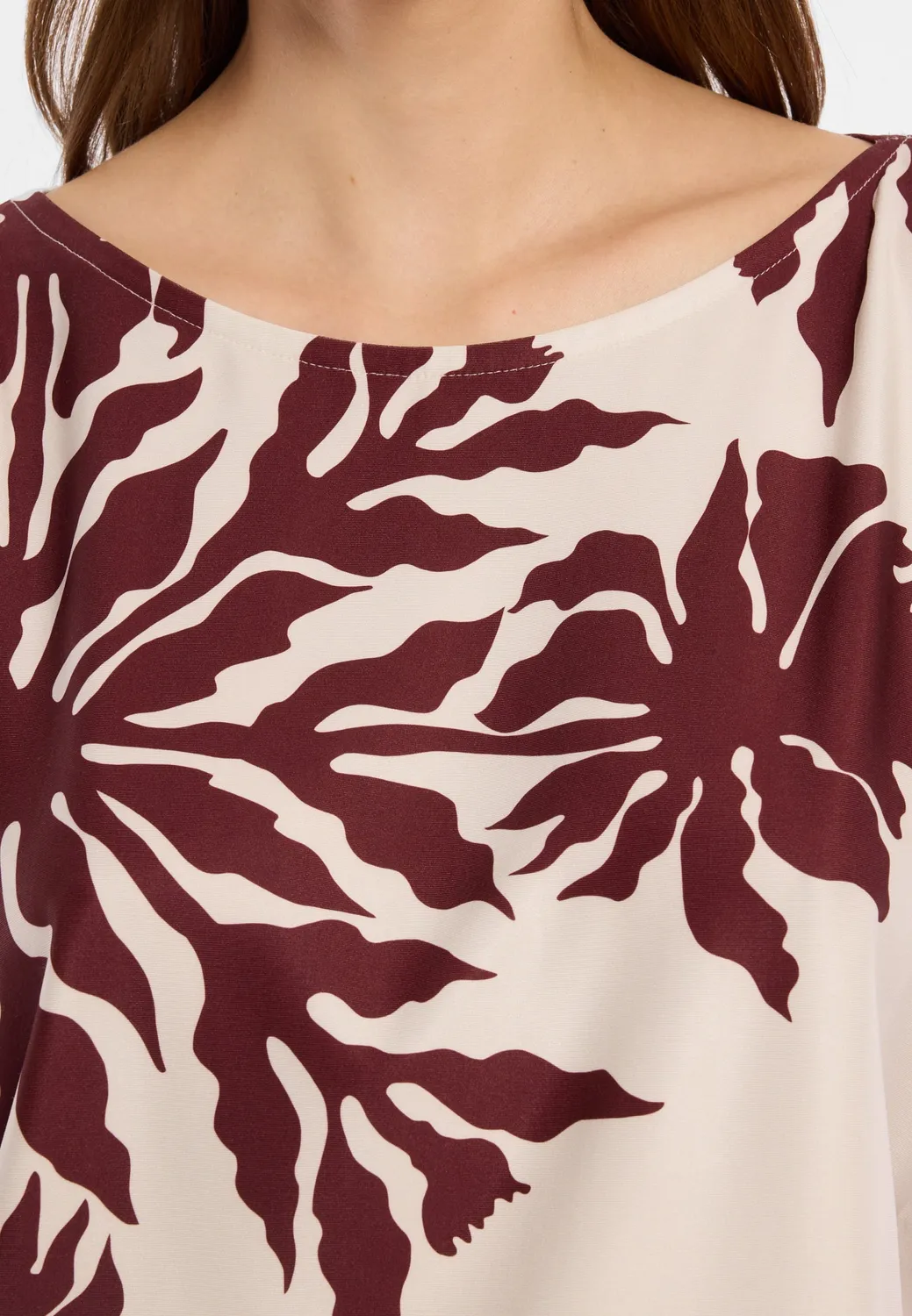 Ana Alcazar Dorells top maniche corte floreale