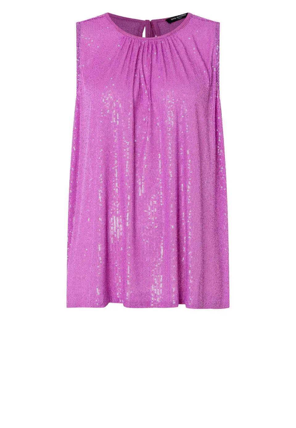 Ana Alcazar Labesi top paillettes senza maniche