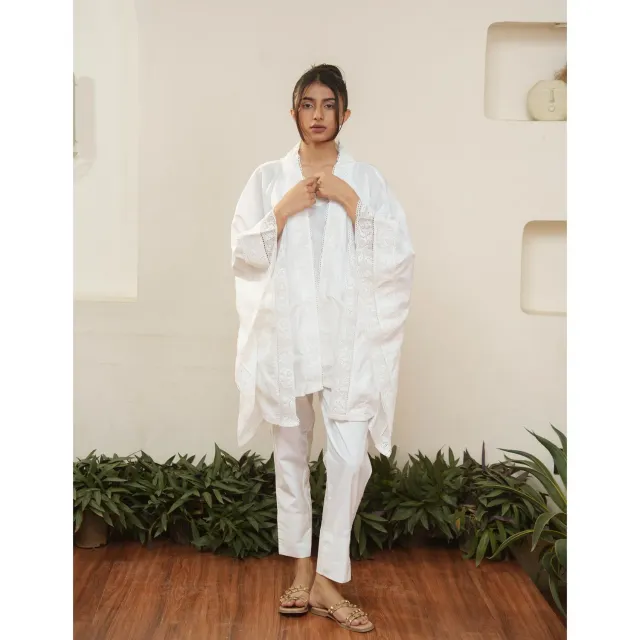 Our Dve Capsule 17 set 3 pezzi bianco cotone