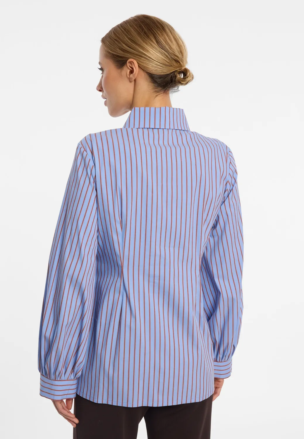 Ana Alcazar Enlirese camicia cotone maniche bishop