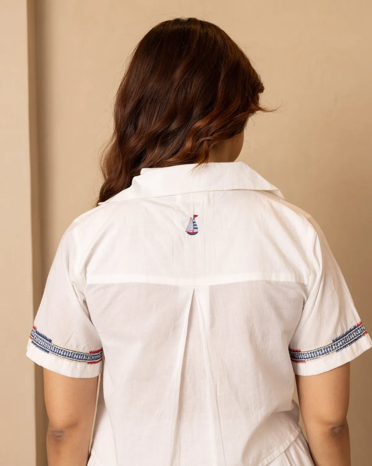 Our Dve Harbor completo top gonna beige in cotone