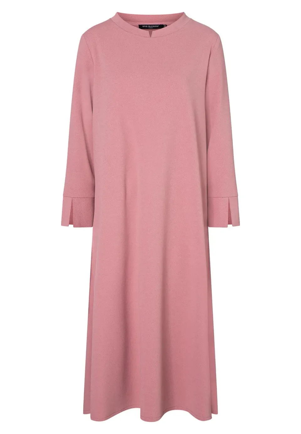 Ana Alcazar Hanika abito midi rosa linea svasata