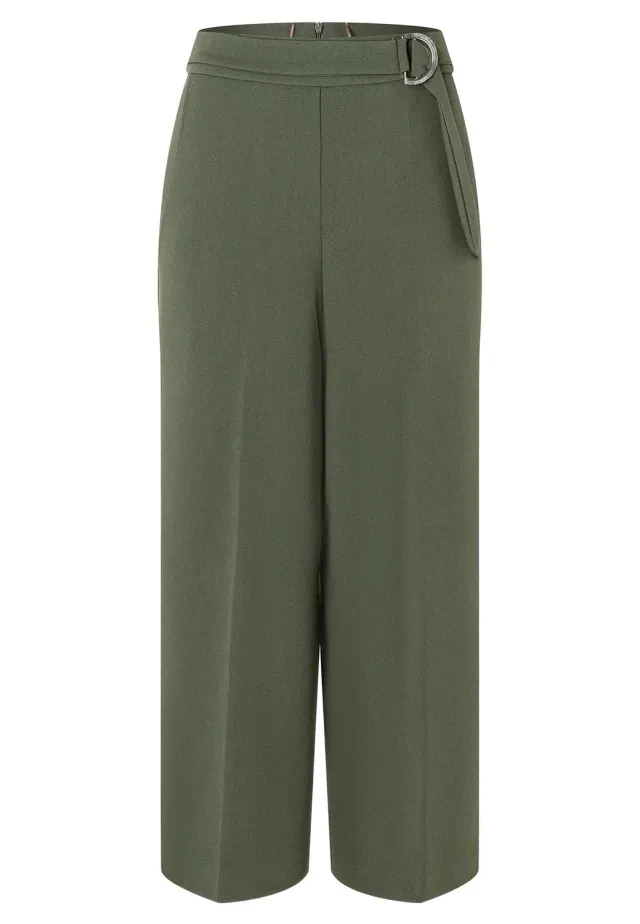 Ana Alcazar Mefily culotte kaki tasche laterali
