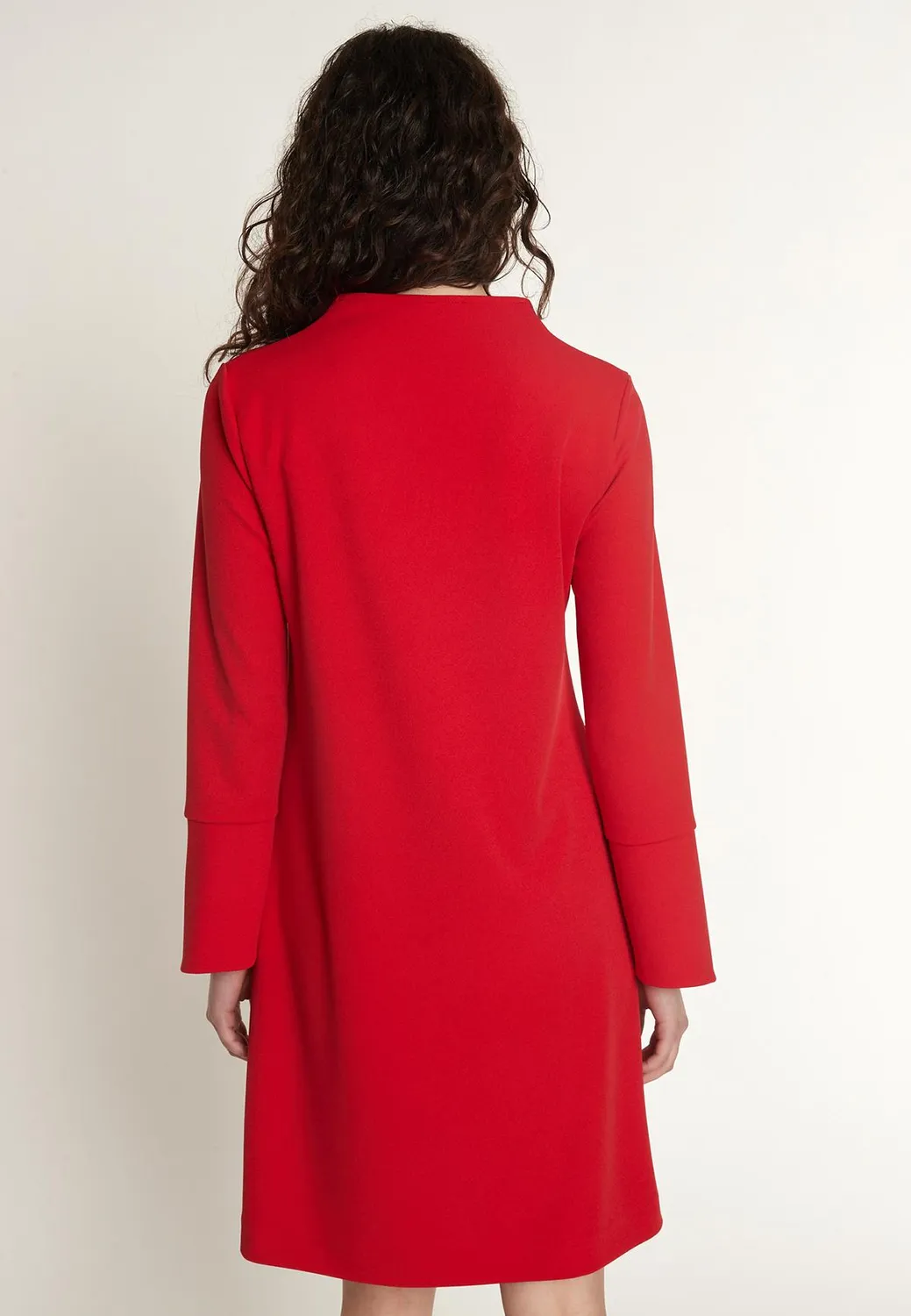 Ana Alcazar Okelly abito rosso linea A