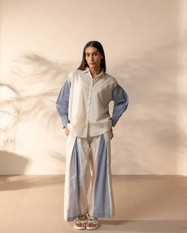 Our Dve Breeze Set completo cotone azzurro beige