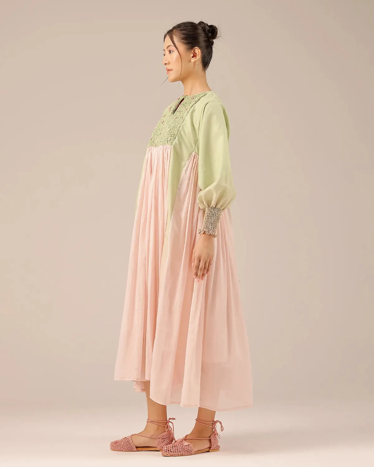 Our Dve Tropical Sorbet Beach Babe abito smock 23"