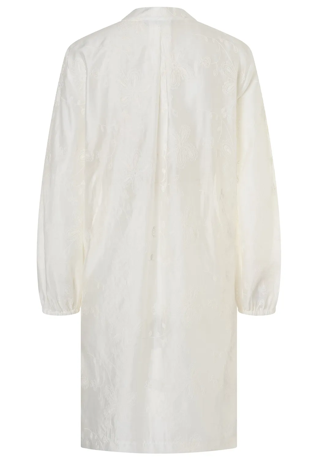 Ana Alcazar Doremia blusa lunga ricamata crema