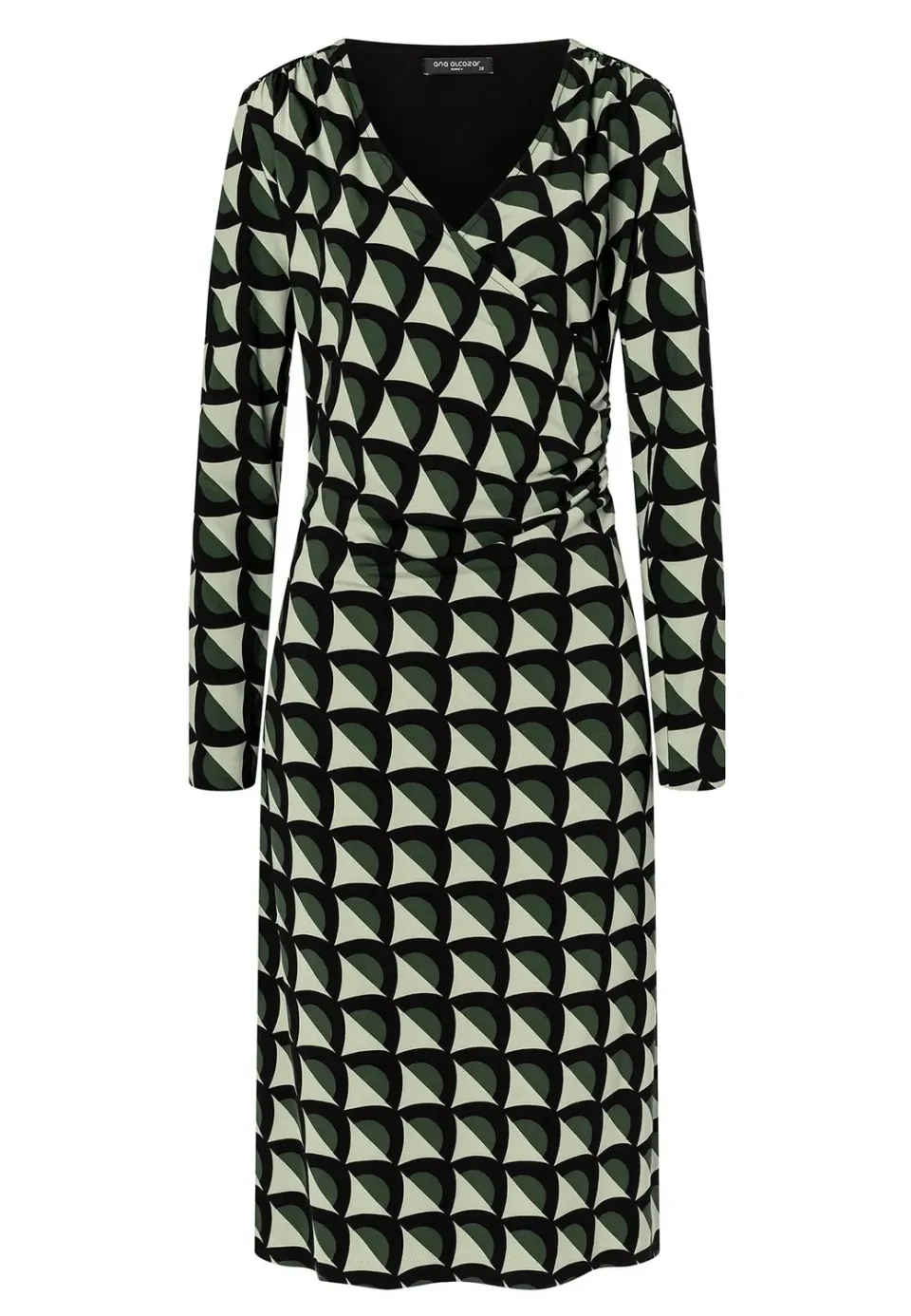 Ana Alcazar Mojara abito portafoglio fantasia 60s
