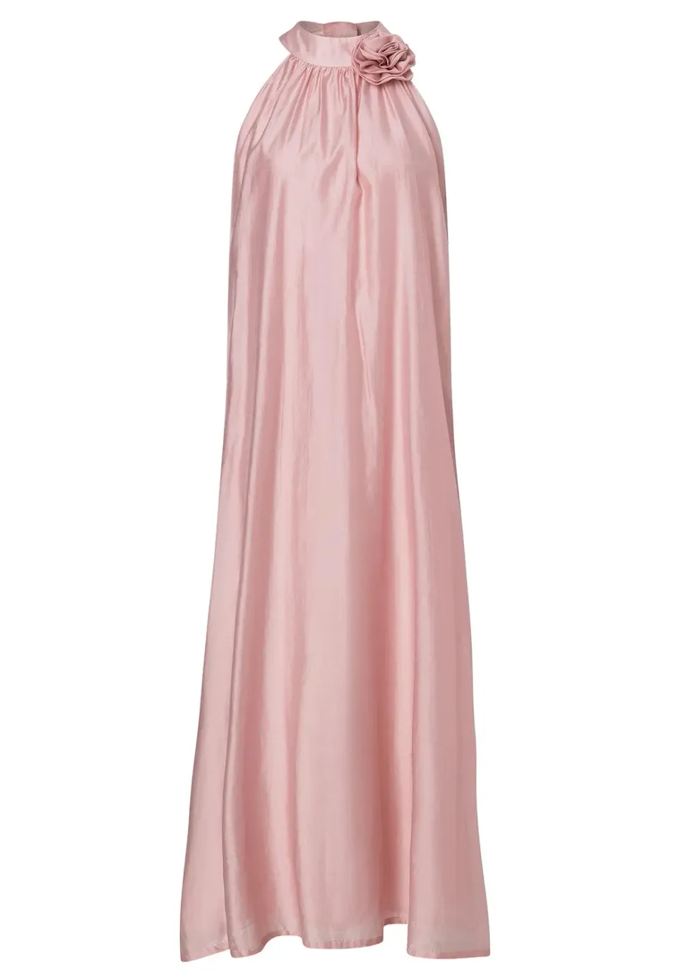 Ana Alcazar Wakasy abito maxi rosa cerimonia