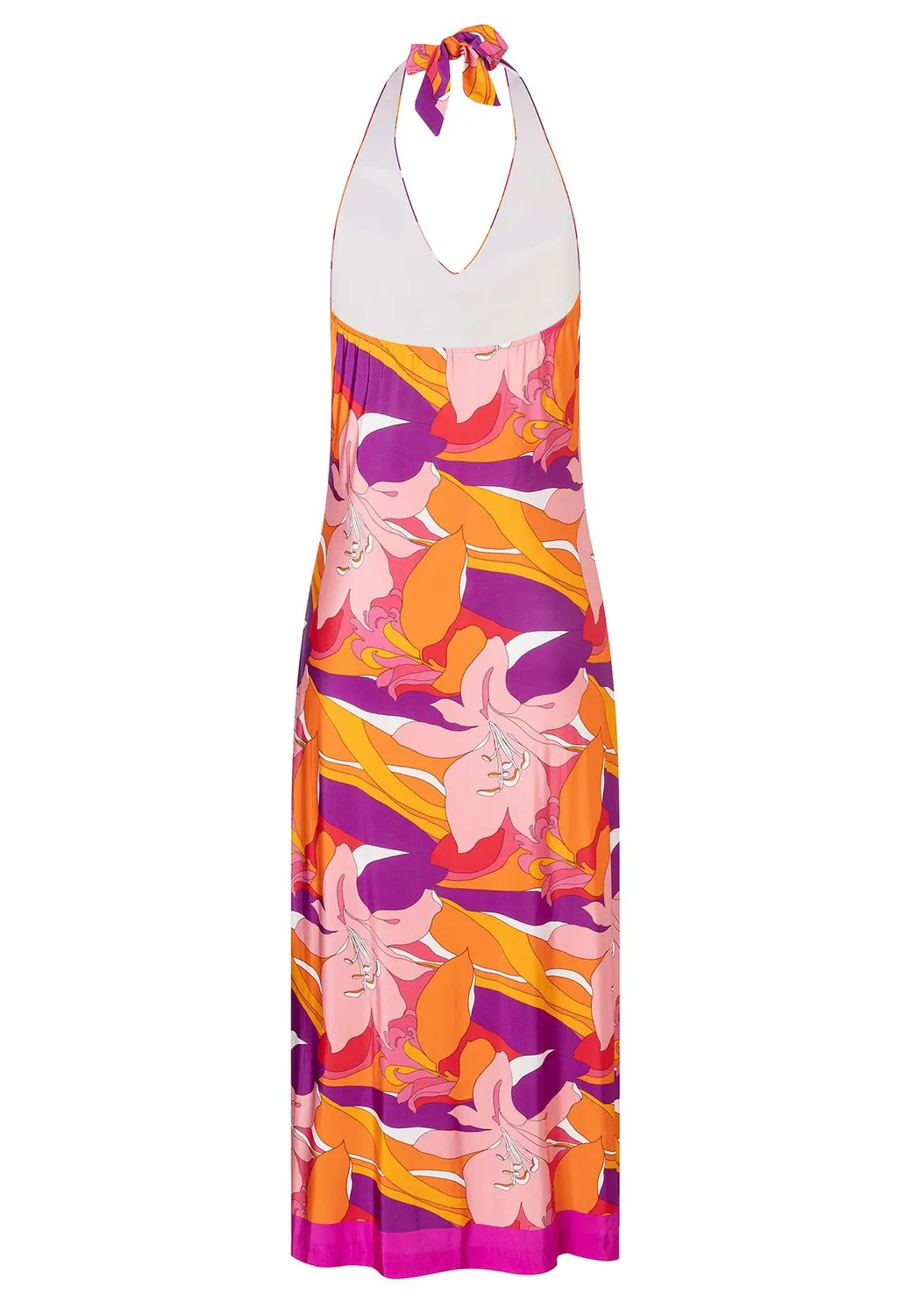 Ana Alcazar Loaly abito maxi floreale anni 70