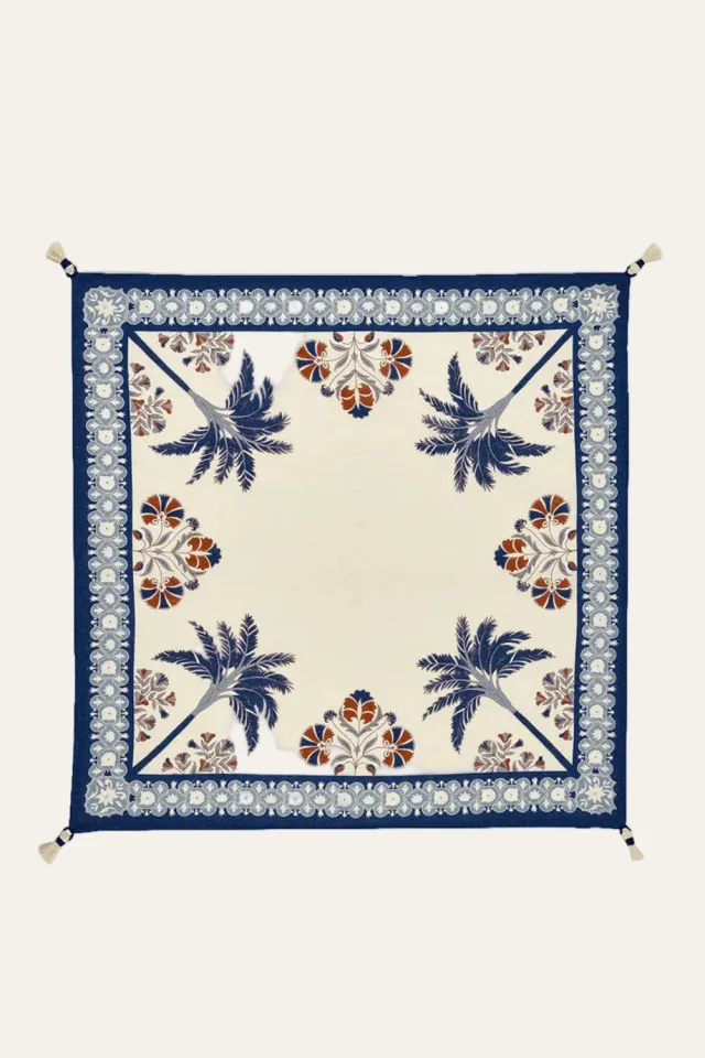 Johanna Ortiz Suzani Amazonico tovaglioli lino set 4 ecru