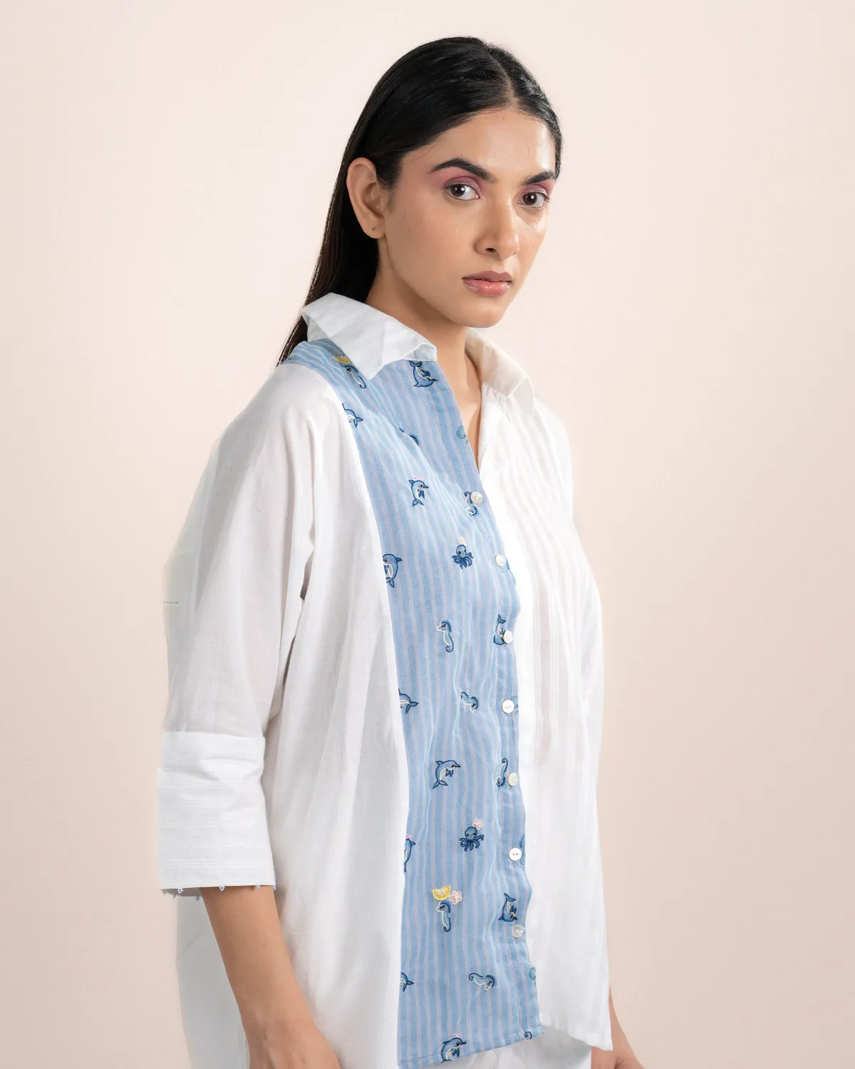 Our Dve Dova Shirt camicia bianca cotone