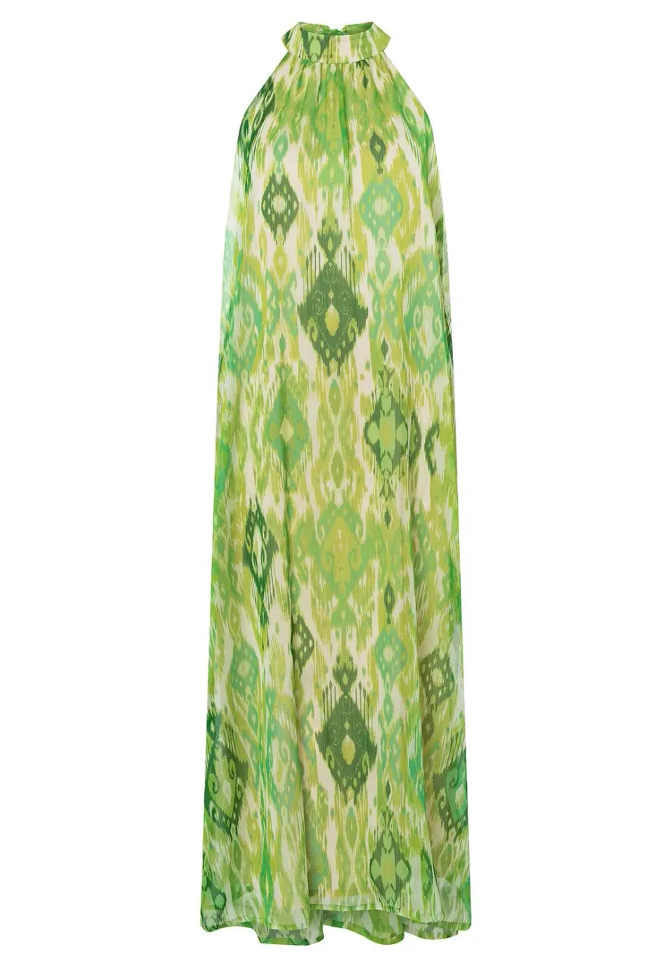 Ana Alcazar Lilea abito halter maxi fantasia ornato