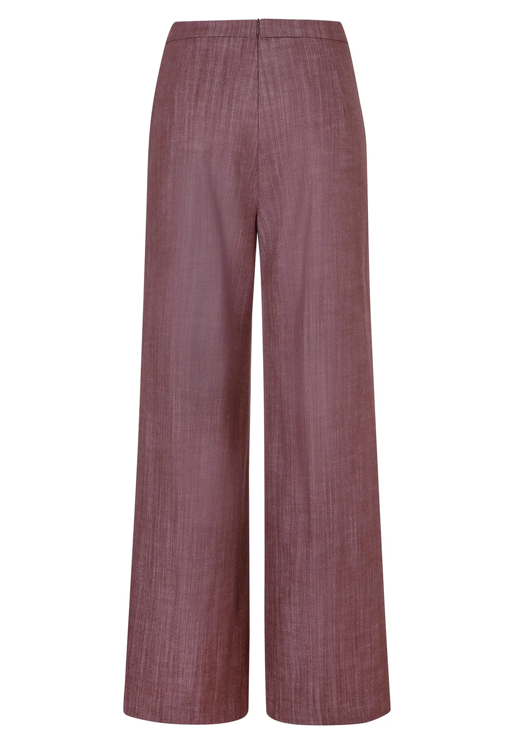 Ana Alcazar Enloira jeans wide leg bordeaux denim elasticizzato